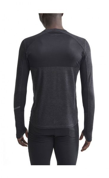 Термофутболка Craft SUBZ LS WOOL TEE M 1907712-998935 2XL чорний меланж