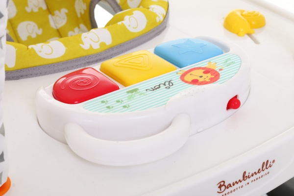 Ходунки Bambinelli Левеня жовтий W1507UR6/yellow