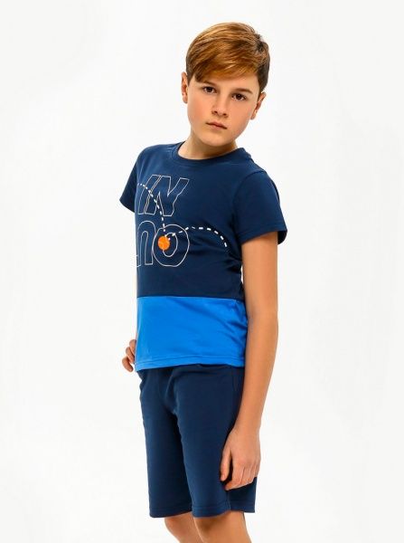 Шорти дитячі Smil 112214 р.122 сіро-синій 