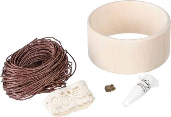 Набір, техніка створення прикрас браслет «Кориця»