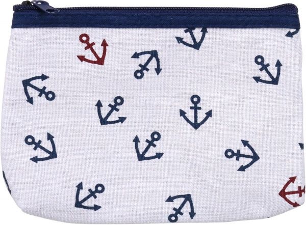 Набор косметичек Якоря 3 шт. B107-8 бело-голубой 