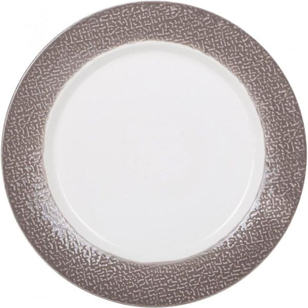 Тарілка підставна Nature 26 см коричнева KRJYP065 Fiora