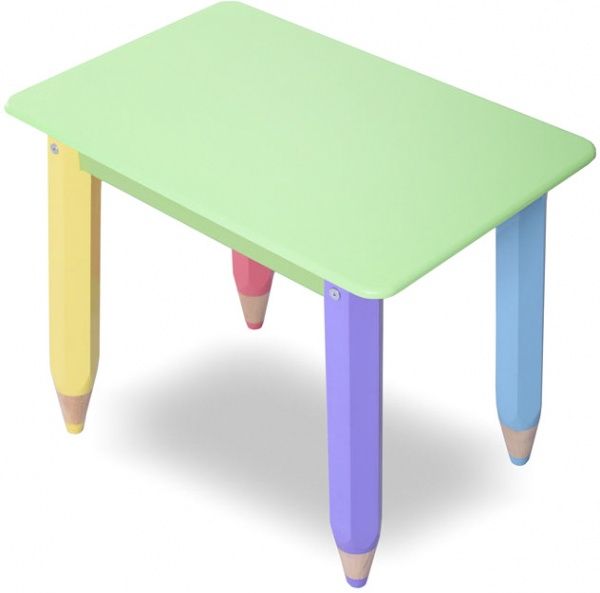 Столик Sweet baby Олівці 60x40 см салатовий 100004