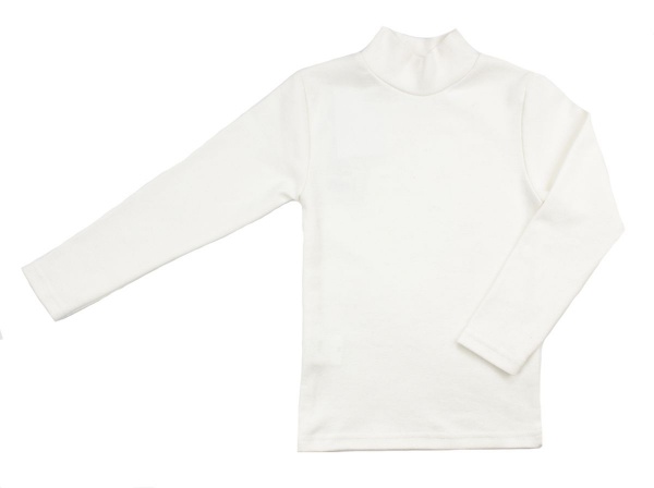 Гольф унисекс Luna Kids р.152 белый 