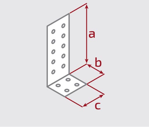 Кутник перфорований Профсталь асиметричний 60x40x40 мм 2 мм
