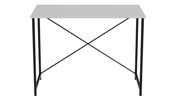 Стол Line Лайт 1000x500x16 мм белый/черный 