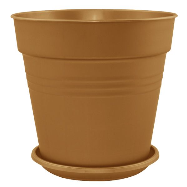 Горшок Глория с подставкой 14.5x14 см