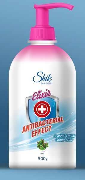 Мило рідке Шик Elixir Antibacterial Effect Класична свіжість 500 мл 500 г 1 шт./уп.