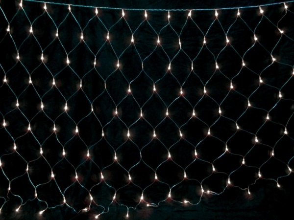 Декоративна гірлянда Джаз Лайт NTLD300-WW-E-F вбудований світлодіод (LED) 300 ламп 2 м 