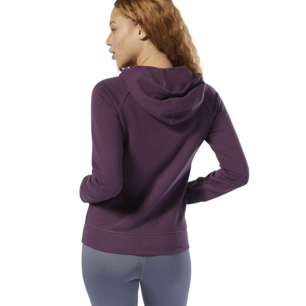 Джемпер Reebok TE FL FULL ZIP DU4906 р. L фіолетовий