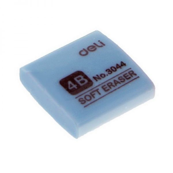 Ластик супермягкая 3044 голубая Deli