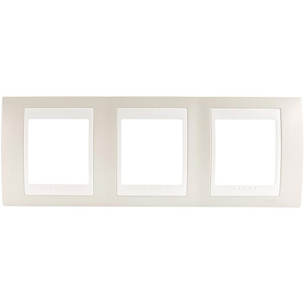 Рамка Unica MGU6.006.567 хамелеон песчаный/бежевый