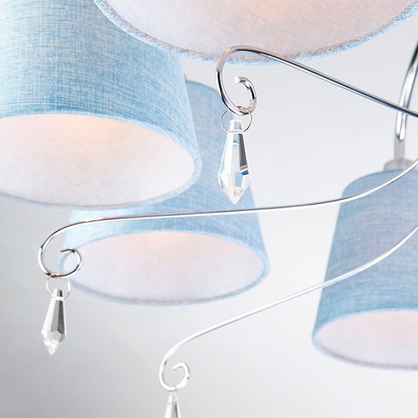 Люстра потолочная Strotskis Dalila 70096/8 8x40 Вт E14 хром 