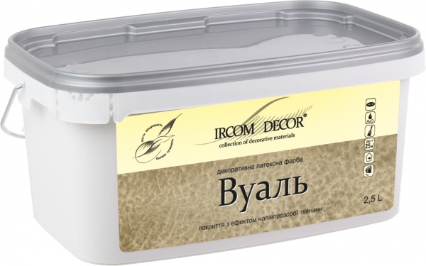 Декоративная краска Ircom Decor Вуаль 2,5 л