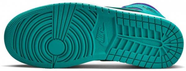 Кроссовки Nike AIR JORDAN 1 MID BQ6472-502 р.39 бирюзово-синий
