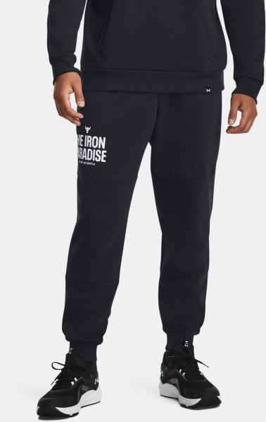 Штани Under Armour Pjt Rock Rival Flc Jogger 1380108-001 р. L чорний