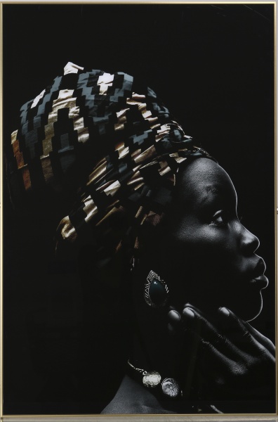 Картина на склі Африканка 80x120 см Styler GL-01523 