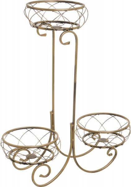 Тримач Prosperplast для квітів 73x82 см золотий 