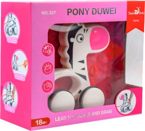 Игрушка-каталка Зебра 327