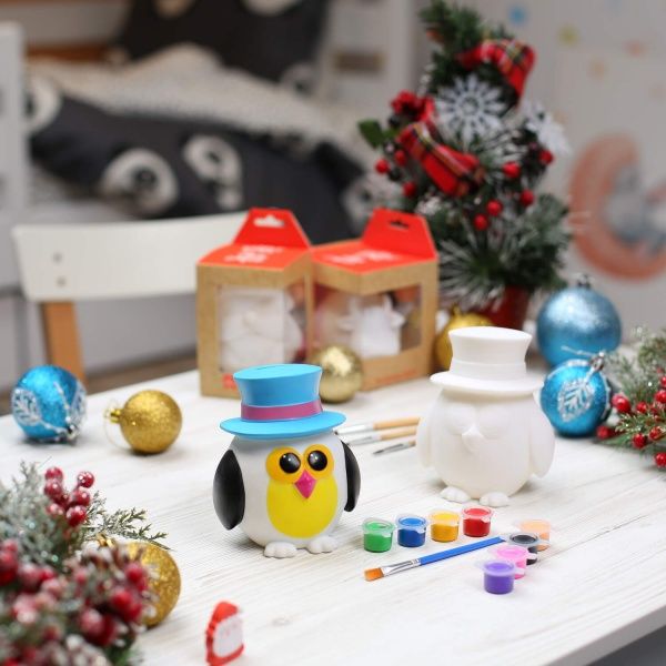 Набір для творчості скарбничка-розмальовка Пінгвін Річ-Ленд 