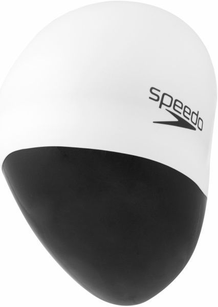 Шапочка для плавания Speedo FLAT_SILICONE_CAP_AU 8-709910010 one size белый