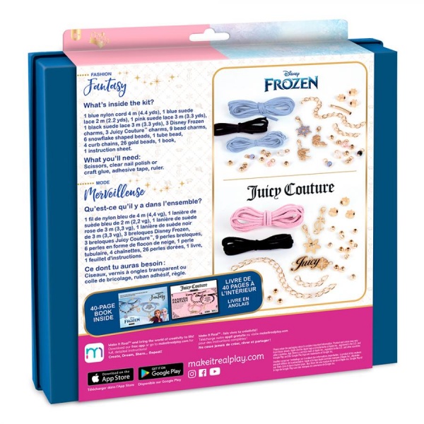 Набір для створення шарм-браслетів Make it Real Disney x Juicy Couture: Крижане серце MR4441