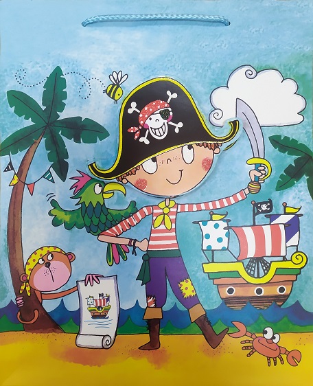 Пакет подарочный детский 26x32 см в ассортименте Happycom International