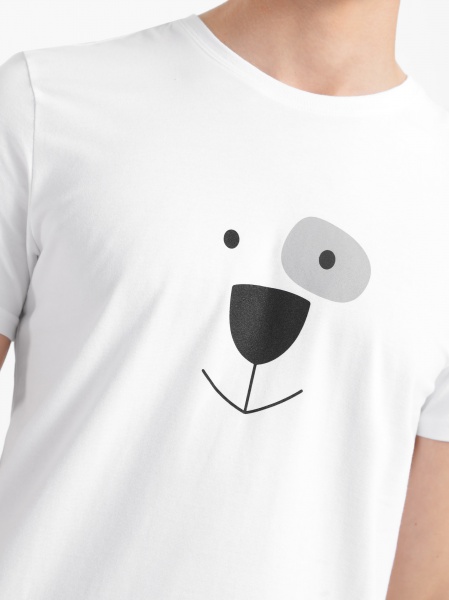 Костюм домашній чоловічий Роза р. M чорно-білий 210619 