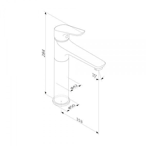 Змішувач для умивальника Damixa 770250300 Origin Bit