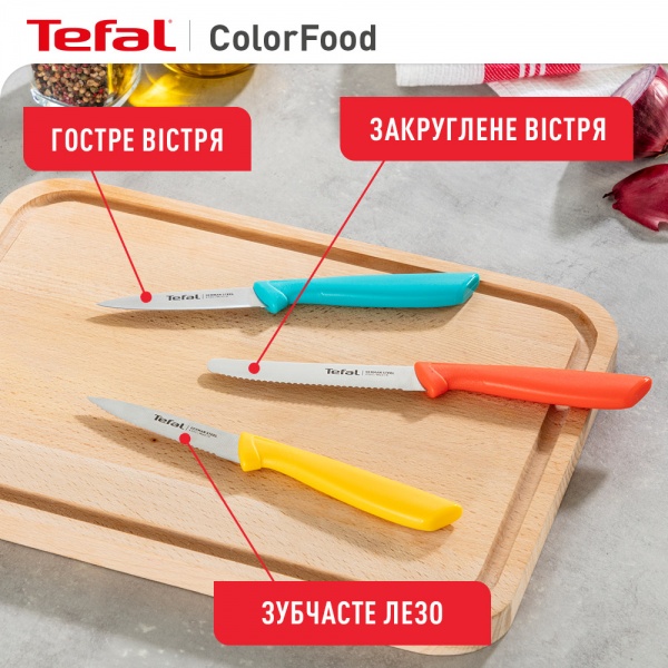 Набор ножей ColorFood 3 предмета K273S304 Tefal