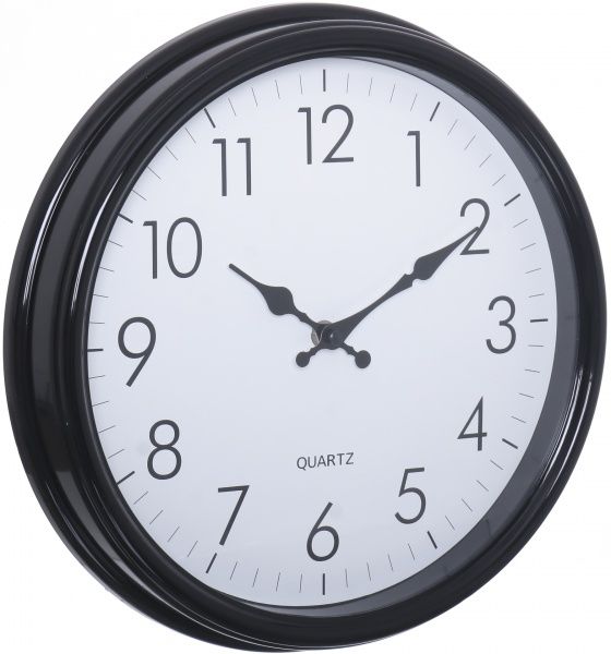 Часы настенные UU 32,8 см 10147 черные