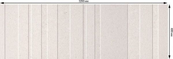 Плитка Cifre Limestone White Relieve 40x120 