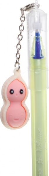 Ручка гелевая пиши-стирай Орешки желтая 