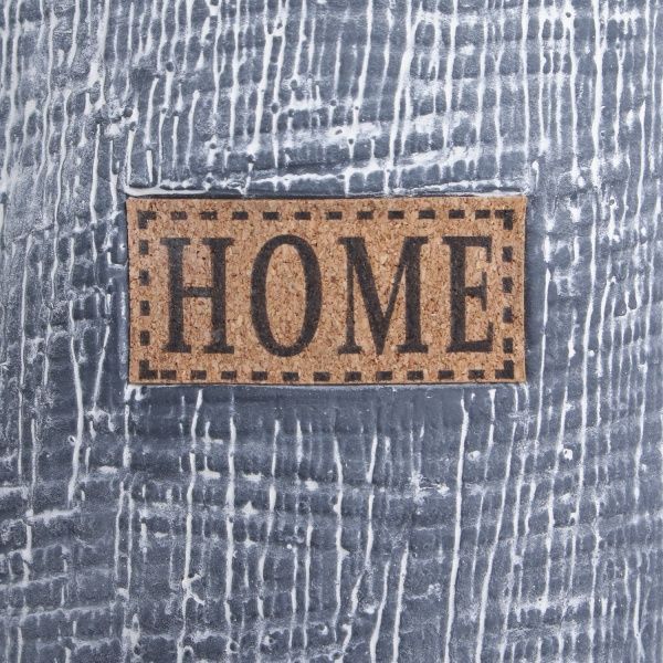 Кашпо керамічне Hommy 15х24,5 см сірий