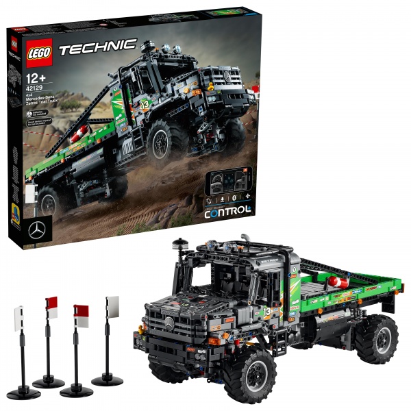 Конструктор LEGO Technic Грузовик Mercedes-Benz Zetros 4x4 с управлением из приложения 42129