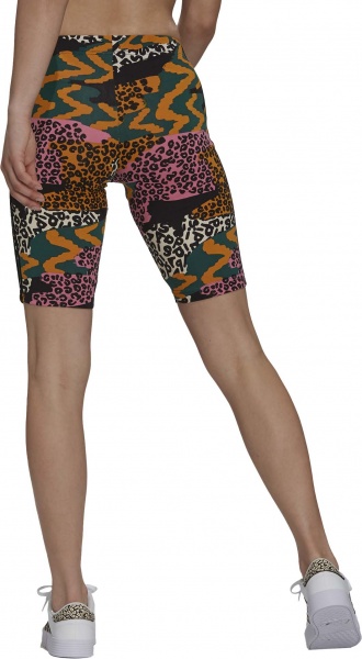 Лосины Adidas W FARMAOP BKSHO GS6300 р.L черно-белый