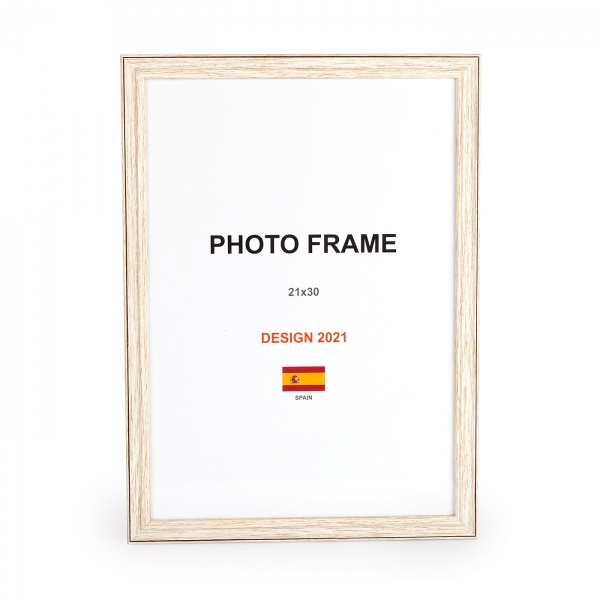 Рамка для фото 1 фото 21х30 см дерево світле 