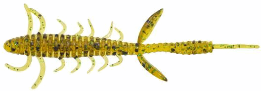 Силикон Fishing ROI 100 мм 100 шт. Shaggi Grub D017