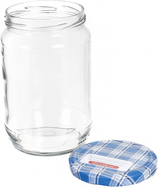 Банка для консервирования ТО с металлической крышкой 82 мм 0,72л Everglass