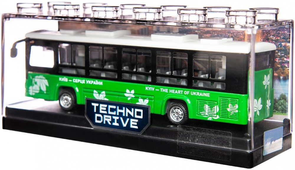 Модель TechnoDrive 1:43 Автобус Экскурсионный Украина 250418CG