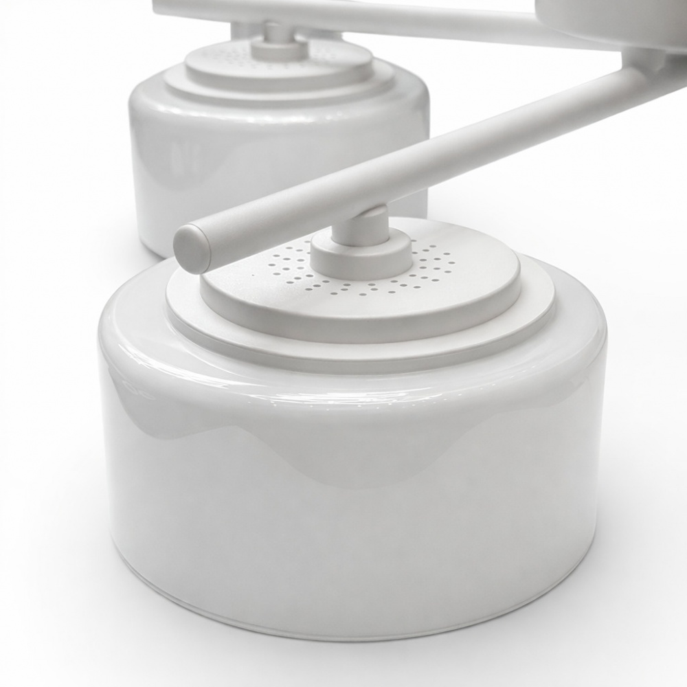 Люстра потолочная LIGHT SET DUSHA MS228 4x12 Вт GX53 белый молочный