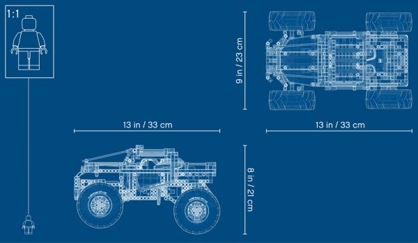 Конструктор LEGO Technic Екстремальний позашляховик 42099