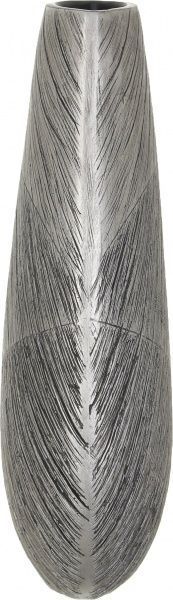 Ваза для квітів Metalic 22х11,5х35,5 см сіра
