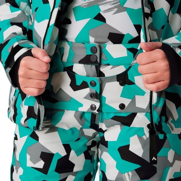 Куртка McKinley Gisela wms 408184-901915 38 черно-мятный