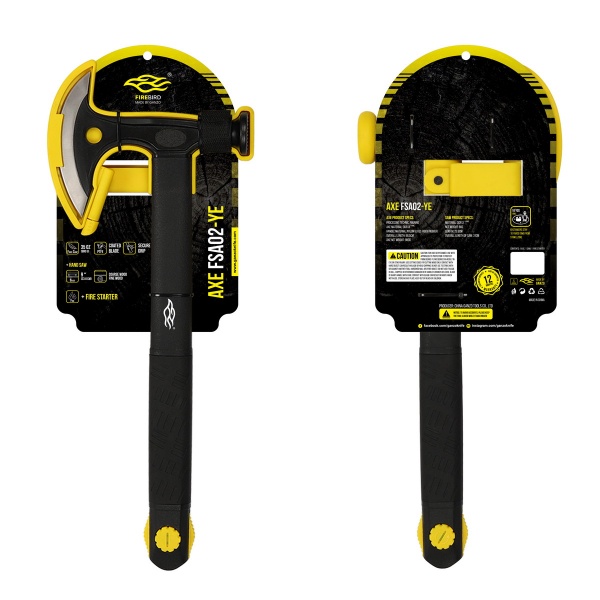 Топор универсальный Firebird FSA02-YE (Топор, молоток, пила, кресало)