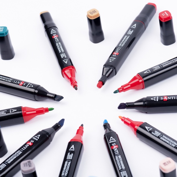 Набір спиртових маркерів Santi 60 шт. 390600 