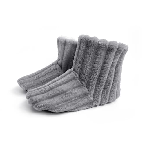 Тапки домашние Twins Страйпы флис р.40 серый 