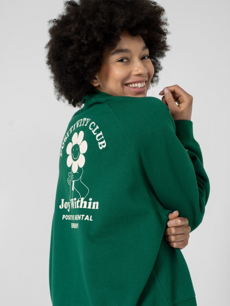 Світшот Outhorn SWEATSHIRT F284 OTHSS23TSWSF284-40S р. XL зелений