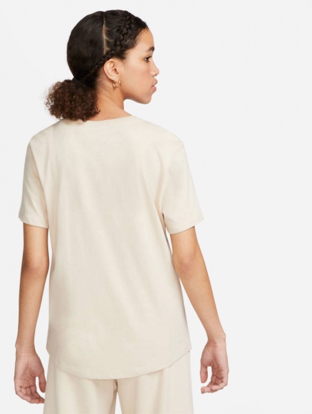 Футболка Nike W NSW TEE CLUB DX7902-126 р.M бежевий