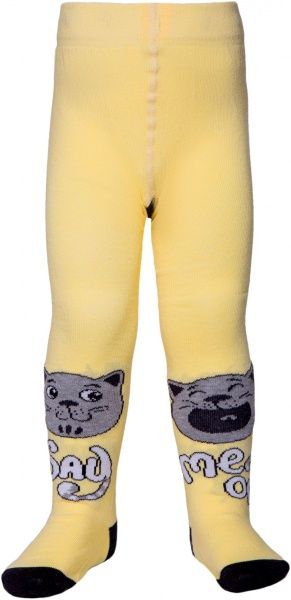 Колготки детские Conte-Kids CK TIP-TOP (веселі ніжки) мал. 477 14С-79СП р.62-74 светло-желтый/с рисунком 